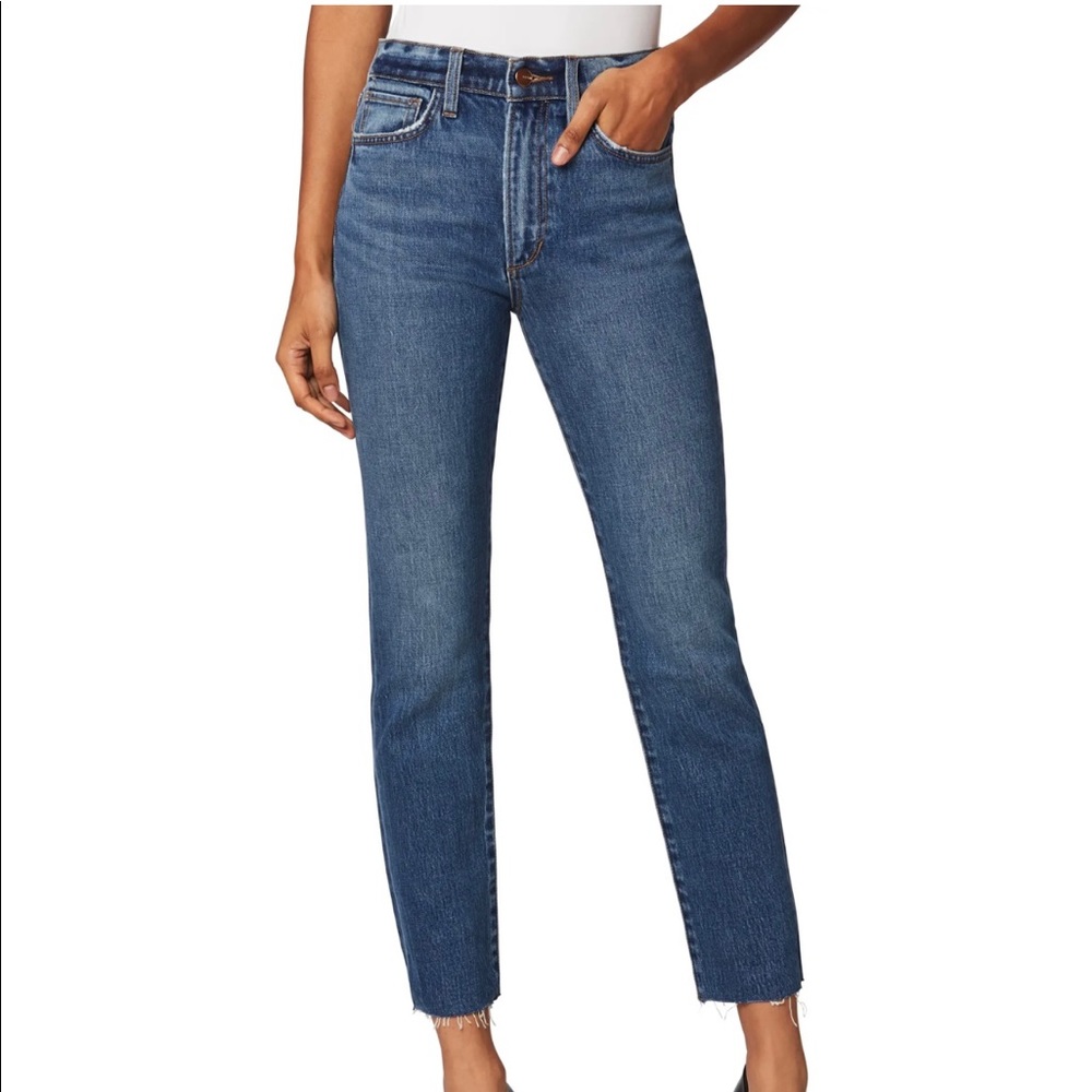 Joe’s Jeans High Rise Skinny Fray Ankle